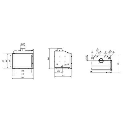 Дровяная топка Technical PanAqua Mini