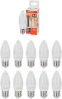 Лампа "свеча" светодиодная OSRAM LED Star 9Вт 2700К E27 (10 шт)