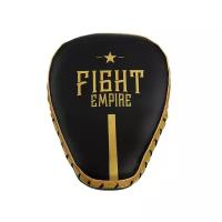 Лапа боксёрская FIGHT EMPIRE PRO, 1 шт., цвет чёрный, золотой