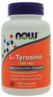 Now Foods L-Tyrosine Аминокислота 500 mg (120 капсул)