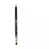 Карандаш для глаз KIKI Eyeliner, оттенок 03 бирюзовый c аппликатором для растушевки