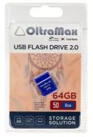 Флешка OltraMax 50 64GB Blue