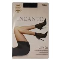 Носки Incanto, 20 den, 2 пары, размер UNI, черный