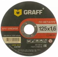 Отрезной круг по металлу GRAFF GADM 125 16