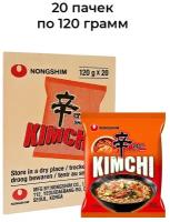 NONGSHIM Лапша быстрого приготовления Кимчи Рамен, 120 г, 20 шт