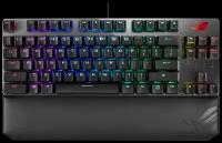 Клавиатура проводная механическая ASUS ROG Strix Scope NX TKL (ROG NX Red), USB, RGB, Серый/Черный, 90MP00N6-BKRA00