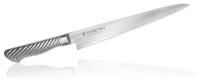 TOJIRO Филейный кухонный нож pro длина лезвия 240 мм, сталь vg10, 3 слоя, рукоять сталь F-886