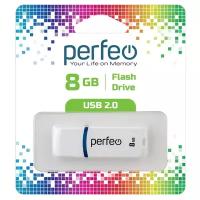 USB флешка Perfeo USB 8GB C09 White