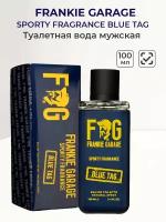 Туалетная вода мужская FRANKIE GARAGE SPORTY FRAGRANCE BLUE TAG, 100 мл Френки Гараж синие итальянские ароматы для мужчин