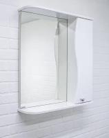 Комплект мебели для ванной, Шкаф-зеркало Волна 50 правый айсберг