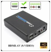 Конвертер из HDMI в 3RCA/S-VIDEO 1080Р от сети 220в