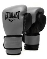 Перчатки тренировочные Powerlock PU 2 сер - Everlast - Серый - 14 oz