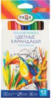 ГАММА Карандаши цветные Классические 12 цветов (050918_02) разноцветный