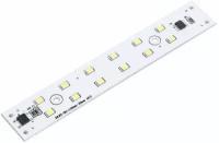 Светодиодная линейка 2835, 2х6 led, 220V, 5W, 120mm, D175, white