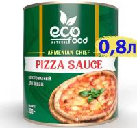 Pizza Sauce 830г. Соус томатный для пиццы ECOFOOD (Армения)