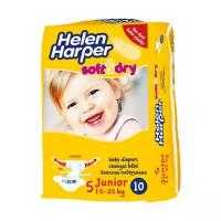 Helen Harper подгузники Soft & Dry Junior (15-25 кг) 10 шт
