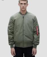 Бомбер ALPHA INDUSTRIES, размер L, зеленый