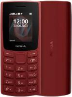 Телефон Nokia 105 4G (2023), 2 SIM, красный