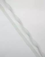 Латексная резинка ребристая цвет Белый 12 мм, 10м