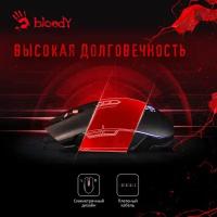 Мышь A4TECH Bloody Q80, игровая, оптическая, проводная, USB, черный [q80 black]