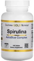 Таблетки California Gold Nutrition Spirulina AstaBlue Complex, 180 шт., 1 уп