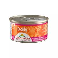 Almo Nature Консервы нежный мусс для кошек "Меню с тунцом и лососем", Daily Menu - mousse Tuna and Salmon 0.085 кг