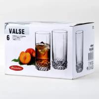 Набор стаканов Pasabahce "Valse" для воды и напитков, 6 штук по 290 мл (42942v)