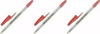 Ручка шариковая неавтоматическая CORVINA 51 Classic красный 1,0мм-3ШТ