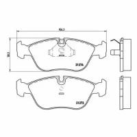 BREMBO P86013 Колодки тормозные, комплект передний