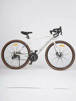 Шоссейный взрослый велосипед A-7-B Team Klasse, белый, диаметр колес 28 дюймов