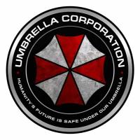 Наклейка Umbrella Corporation / Корпорация Амбрелла