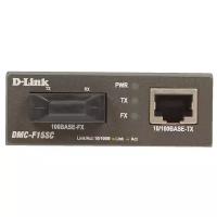 D-Link Сетевое оборудование DMC-F15SC B1A Медиаконвертер из 100BASE-TX по витой паре в 100BASE-FX по одномодовому волокну 15 км, SC