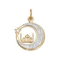 Мусульманская подвеска из комбинированного золота 030042 SOKOLOV