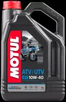 Минеральное моторное масло Motul ATV-UTV 4T, 4 л