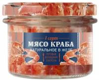 Мясо краба Путина натуральное в желе 200г