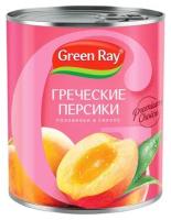 850МЛ персики В сироп GREENRAY - GREEN RAY