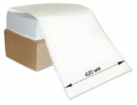Бумага с неотрывной перфорацией STARLESS, 420?305 (12 дюйм)х2000 (1600 л. ), плотность 65 г/м2, бел. 98%