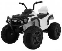 Детский квадроцикл Grizzly ATV 4WD White 12V с пультом управления - BDM0906-4 (BDM0906-4-WHITE-RC)