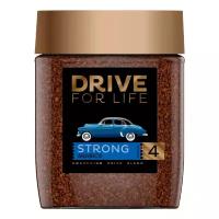 Кофе растворимый DRIVE for LIFE Strong, стеклянная банка