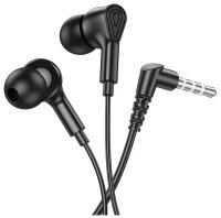 Наушники M102, Ingenious universal earphones, HOCO, вакуумные с микрофоном, черные