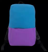 Textura Рюкзак текстильный с карманом, синий/фиолетовый