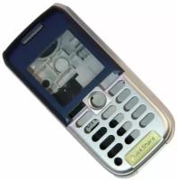 Корпус для Sony Ericsson K300 <серебристо-синий>