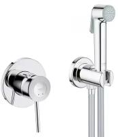 Гигиенический душ Grohe Bau Classic, со смесителем, шланг 100 см., хром