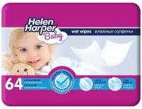 Детские влажные салфетки Helen Harper Baby 64 шт