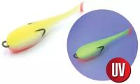 Следопыт Приманка поролоновая Рыбка на двойном крючке (двойник) YAMAN (Y-P140-18 / " / 18 UV)
