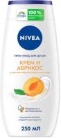 Крем-гель для душа Nivea Абрикос, 250 мл, 250 г