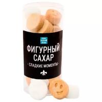 Сахар New SUGAR shop фигурный Сладкие моменты Смайлики сахарные тростниковые и белые