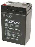 Robiton Аккумуляторная батарея Robiton VRLA 6В 4,5Aч (VRLA6-4.5)