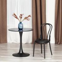 Стул для кухни TetChair THONET (mod. PL62), пластик, черный, 1 шт. в уп