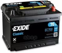 Аккумуляторная Батарея Classic [12V 70Ah 640A B13] EXIDE арт. EC700